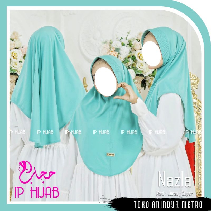 Hijab Instan/ Jilbab Instan/ Bergo IP Hijab Jersey Nazla