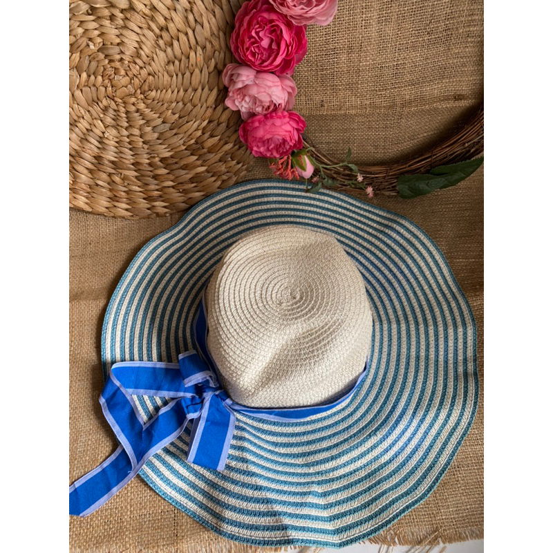 topi pantai/bucket hat/topi vintage/topi pantai lebar/topi dewasa/topi cewek