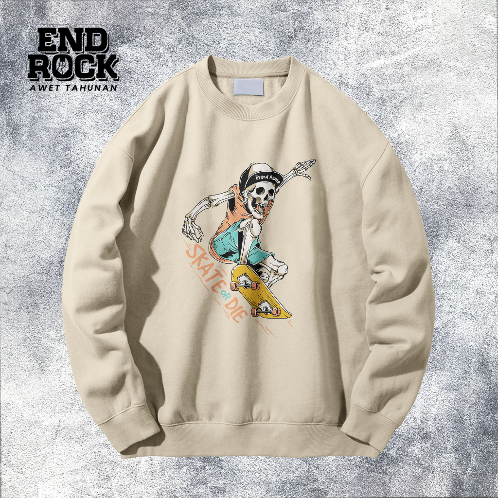 Crewneck Exclusive Original Endrock Tema Skate OR Day  DTFS137