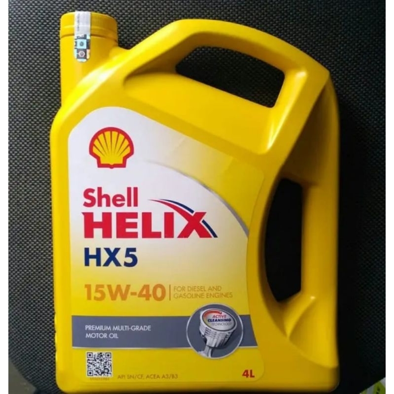 Oli Shell Helix Hx5 4Lt Oli Mobil Shell Helix Hx5 4 Liter