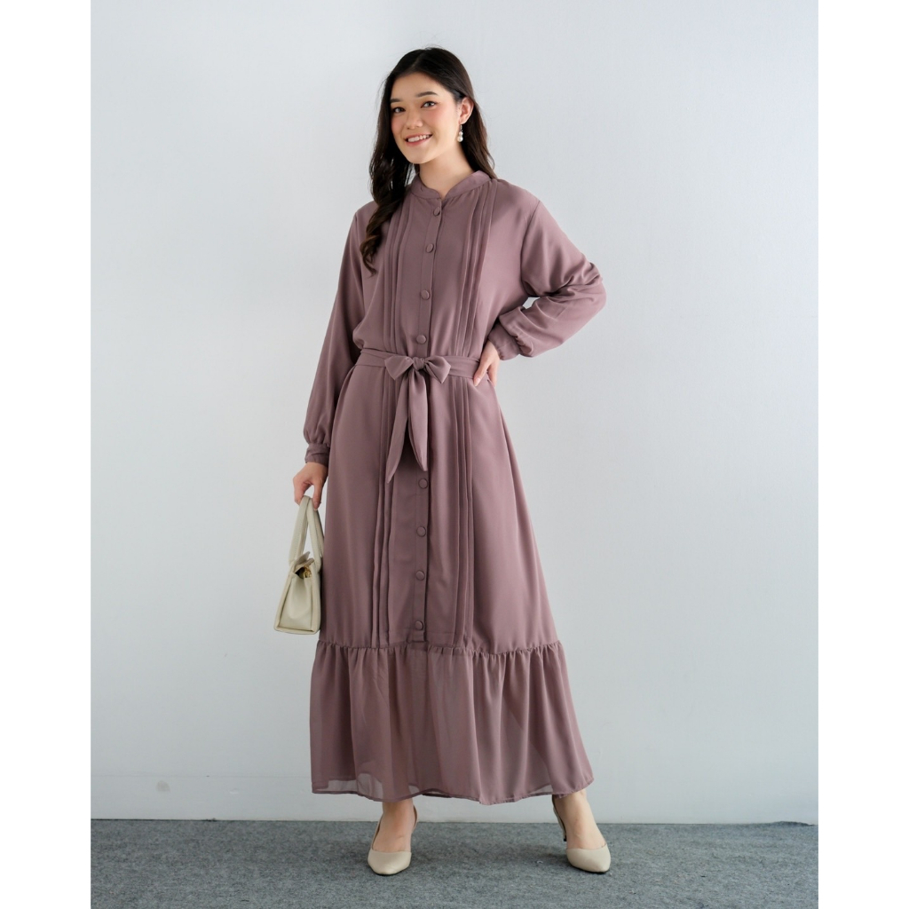 Myrubylicious AYUMI MAXI DRESS KODE 1912 | DRESS | DRESS WANITA | BAJU MUSLIMAH