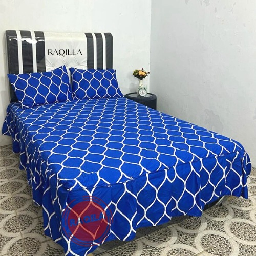 Sprei Ukuran 180X200/120X200 Bahan Katun Halus Singel/Queen/King Ready Stock Bisa COD