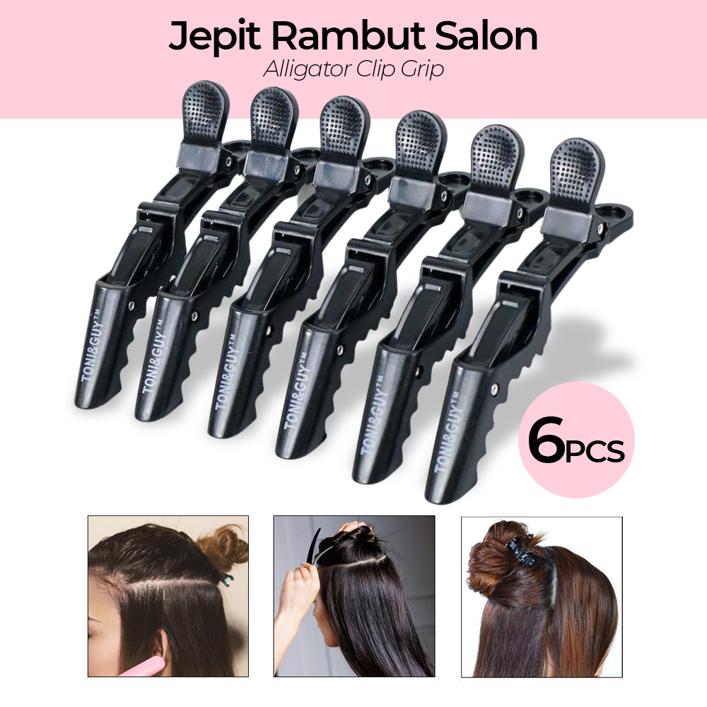 Jepit Rambut Salon Barber Hair Alligator Clip Grip - 1 PCS