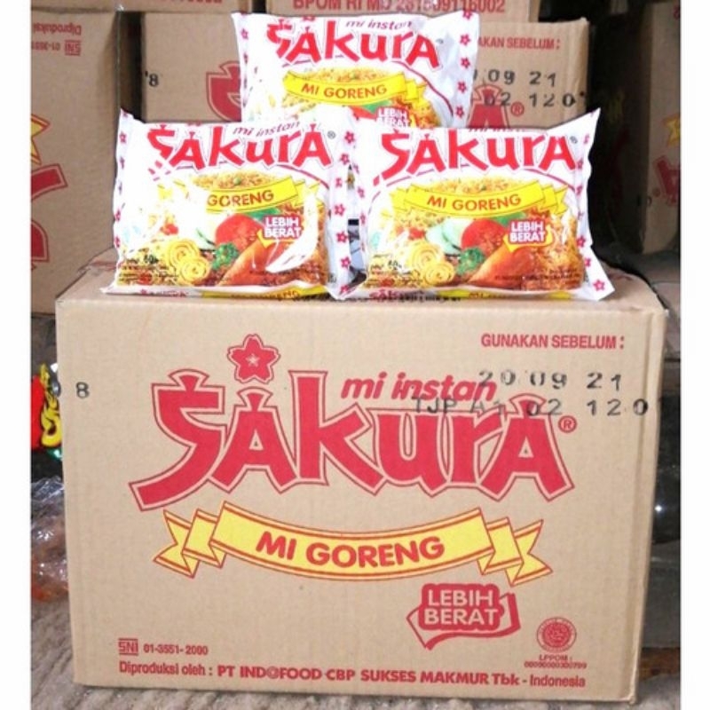 

Mie Goreng SAKURA 1 Dus