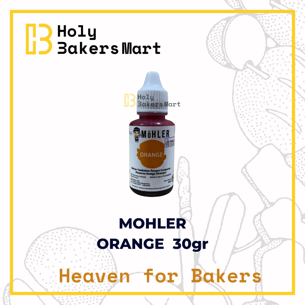 

MOHLER ORANGE 30GR / PEWARNA MAKANAN