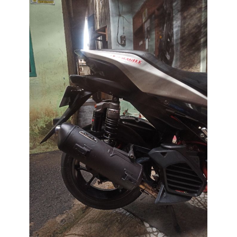 knalpot aerox old b65 bobokan skr full saringan