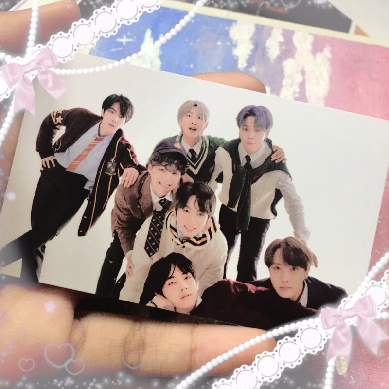 photocard bts map of the soul: 7 grup ver
