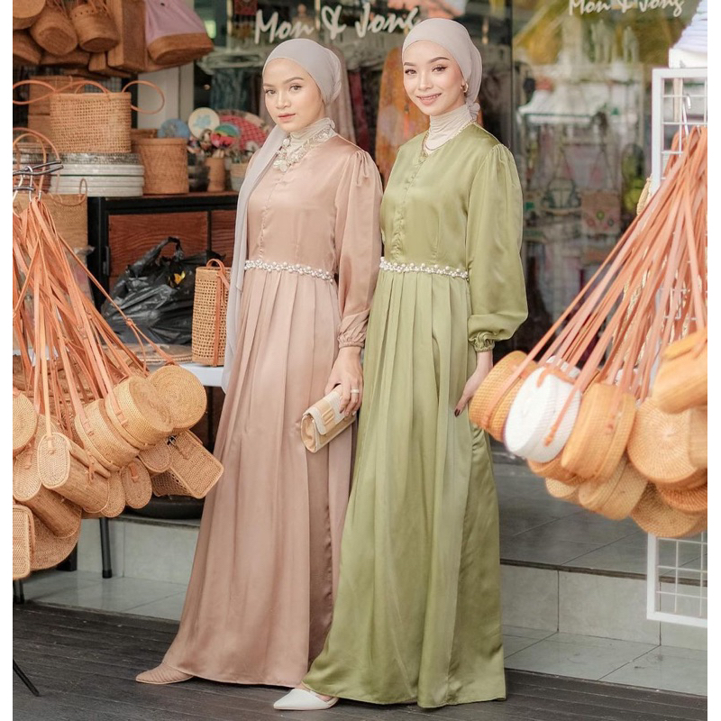 New ! Anaya Luxury Dress / Gamis lebaran /gamis busui/gamis kondangan