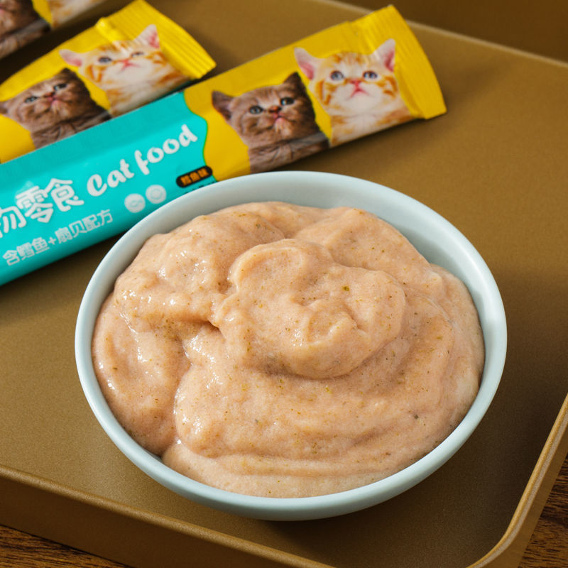 LIEBAO CREAMY CAT - Makanan Snack Cemilan Kucing Adult Kitten Lie Bao Cat Strips 15gr