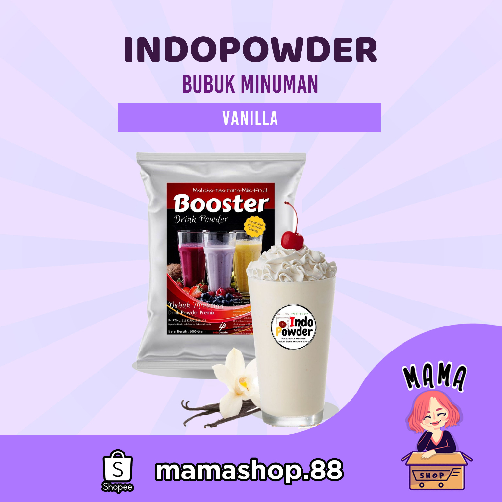 

BUBUK MINUMAN VANILLA MURAH ENAK PREMIUM / 1KG / 500G / BUBUK VANILLA / POWDER DRINK / VANILLA POWDER / POWDER VANILLA / GROSIR / BUBUK MINUMAN BAHAN USAHA / CAFE