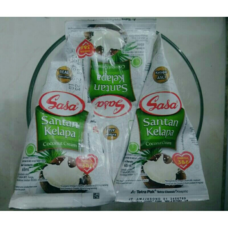

Paket 3 pcs Sasa Santan Cair Dapat satu buah mangkok cantik