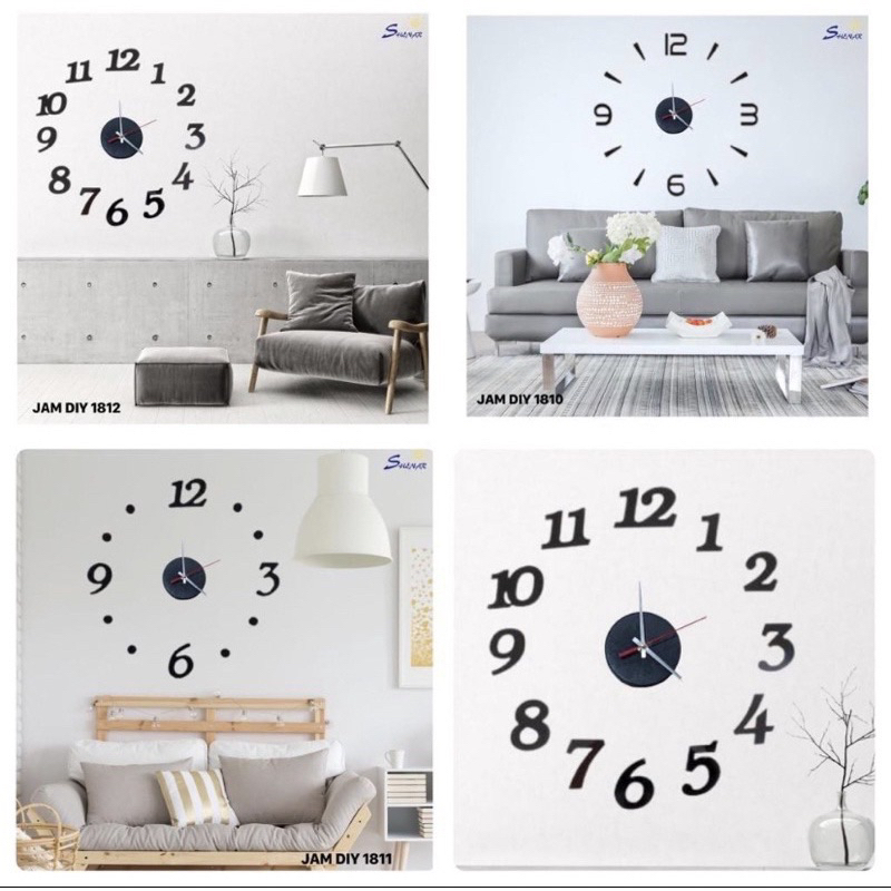 Jam Dinding Tempel | Jam DIY Kecil