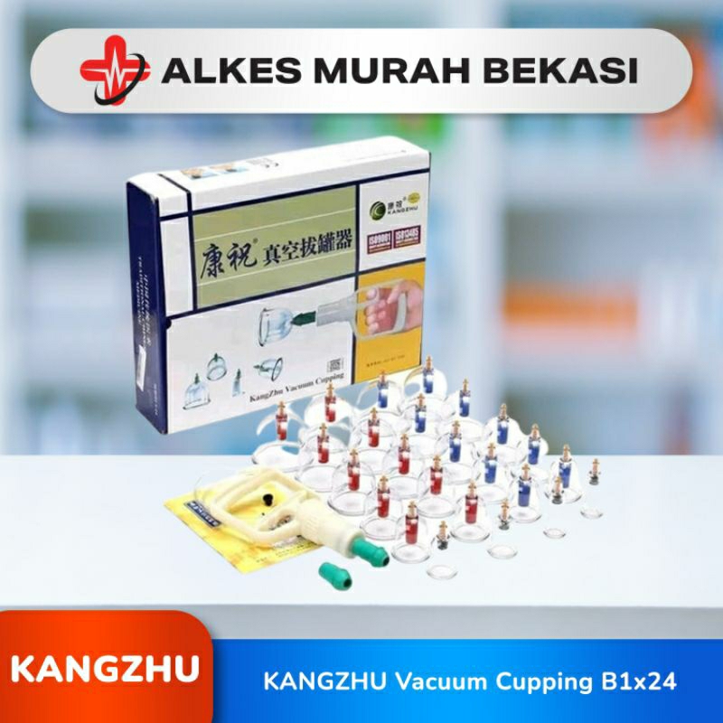 Alat Bekam kangzhu isi 24 / Kop Kangzhu isi 24 / Alat bekam / Kangzhu