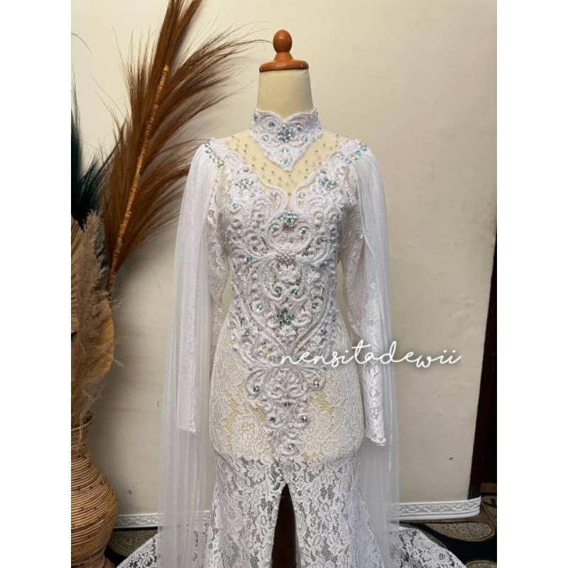 Kebaya Pengantin / Kebaya Akad - Broklat, Model Inaura