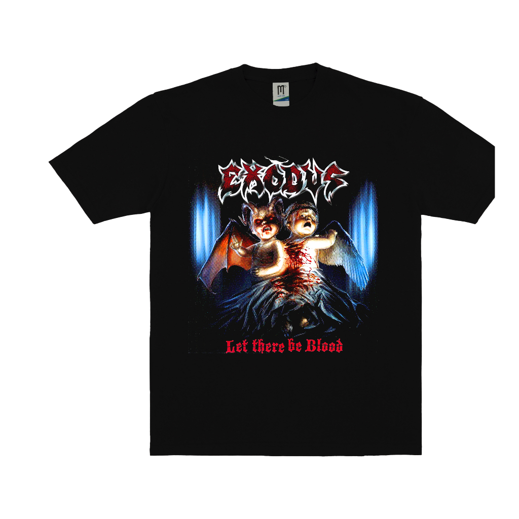KAOS BAND EXODUS VINTAGE | T-SHIRT BAND EXODUS | EXODUS HITAM
