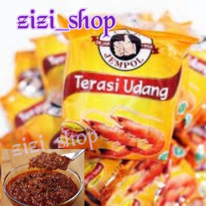 

TERASI UDANG CAP JEMPOL 1 PACK ( isi 20 sachet )