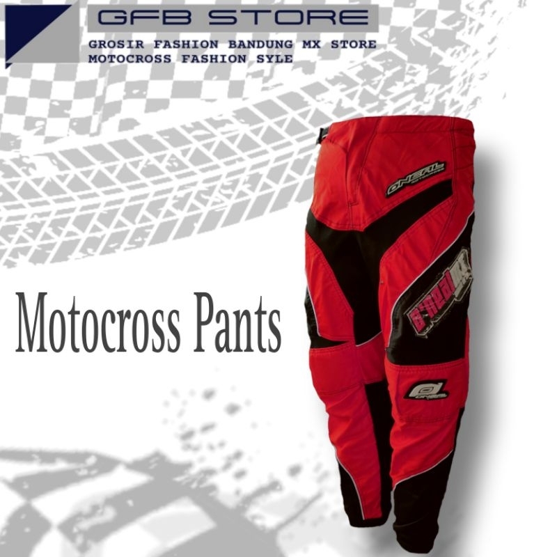 Celana Motor Cross Traill Motocross Pants Catton American Drill