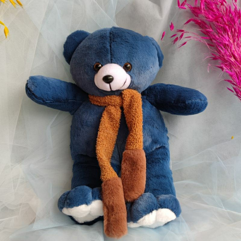 BONEKA Teddy Jon Medium /BONEKA TEDDY BEAR PREMIUM/ BONEKA SYAL/BONEKA/ULANG TAHUN/BUKET WISUDA/HADIAH WISUDA