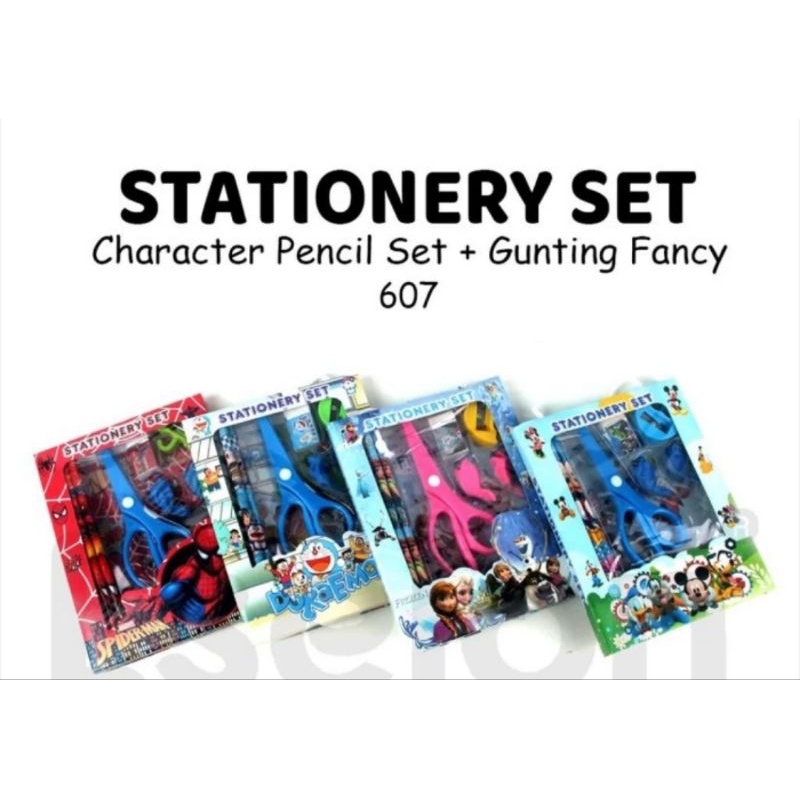 

Stationery set alat tulis lengkap 8 in 1 anak TK paud