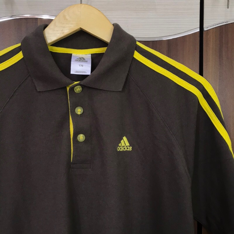 KAOS POLO ADIDAS SIZE M / SECOND BRANDED