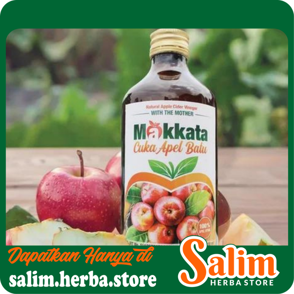 CUKA APEL BATU ASLI MAKKATA Organik - Organic Apple Vinegar Original Manfaat Cuka Apel