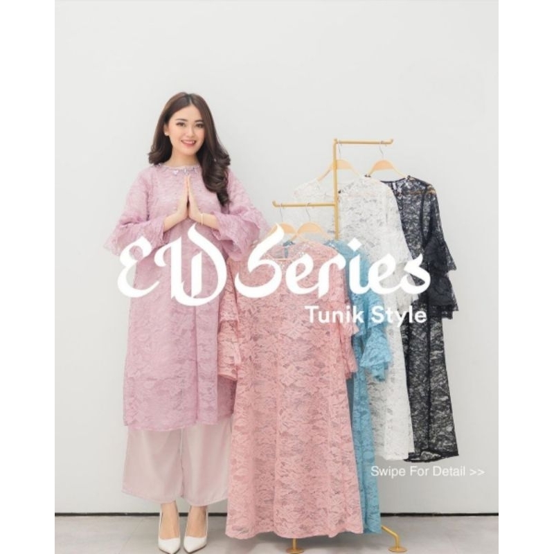 Dear you set - set brokat - atasan bawahan - baju lebaran - tunik set - celana kulot - baju ramadhan