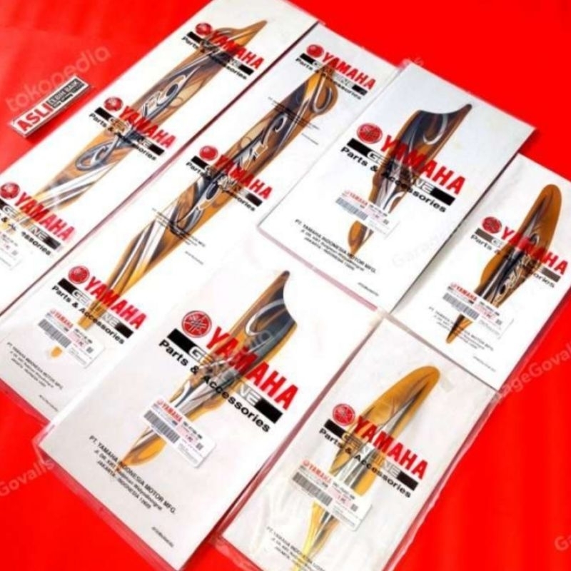 STRIPING MIO SMILE ORIGINAL YAMAHA GOLD