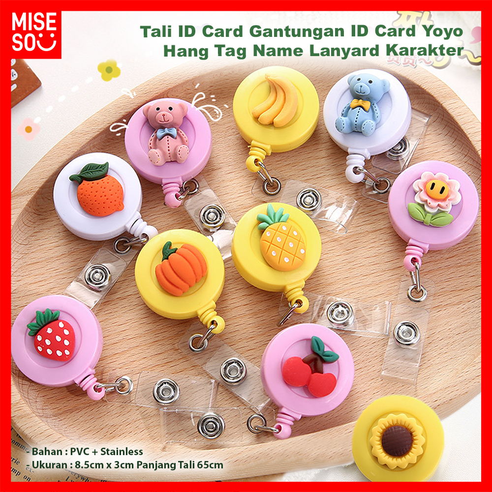 

Tali ID Card Tag Name Lanyard Karakter Gantungan ID Card Yoyo Hang ℳ 690