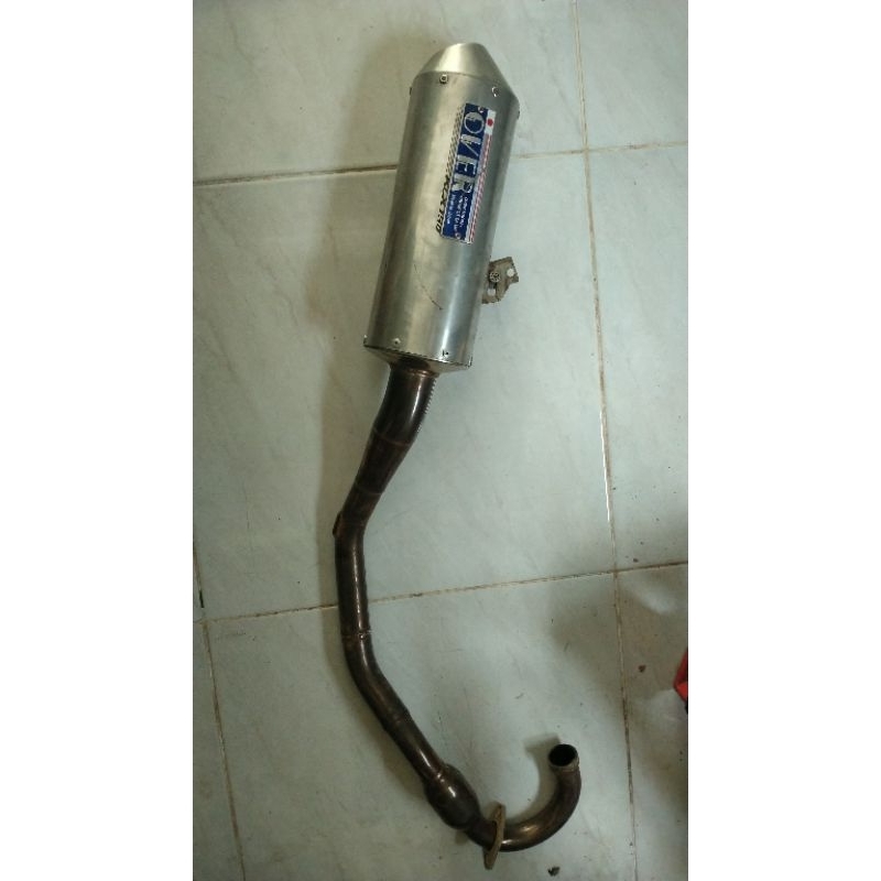 knalpot Over ori japan klx150/knalpot Over ori bekas/knalpot klx150 boreup