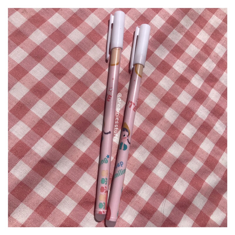 

(Dream 2) Cute Eraserable Gel ballpoint [pulpen gel bisa dihapus] by dreamiesstuffs