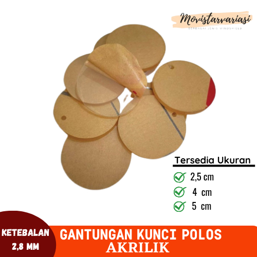 Ganci Akrilik Polos Ganci Akrilik Bening Polos Bulat Gantungan Kunci Untuk Kerjinan Polosan Murah De