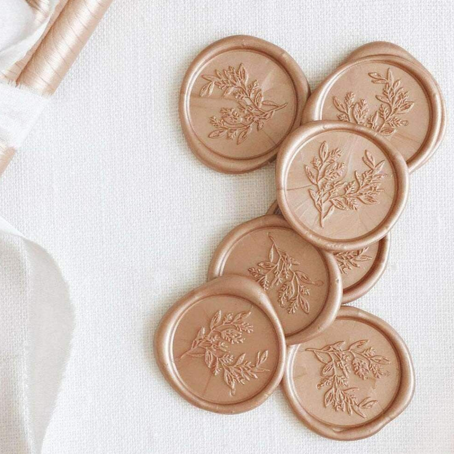 

(J.02) Wax Seal / Wax Coin - 1 Pcs seal wax coin sticker siap pakai ready stock (Include double tape)