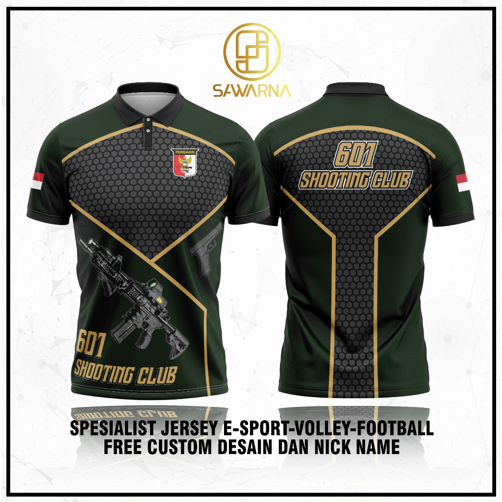 JERSEY 601 SHOOTING CLUB TERBARU