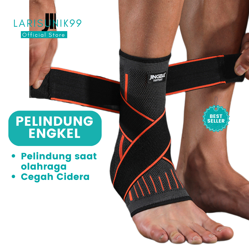 Deker Pelindung Pergelangan Kaki Tumit Ankle Support Brace Protection Anti Lecet Cidera Aksesoris Olahraga Fitness Perlengkapan Gym Pria Wanita Dekker Angkle Engkel Wrap Support Lp Untuk Kaki Cidera Premium 2023