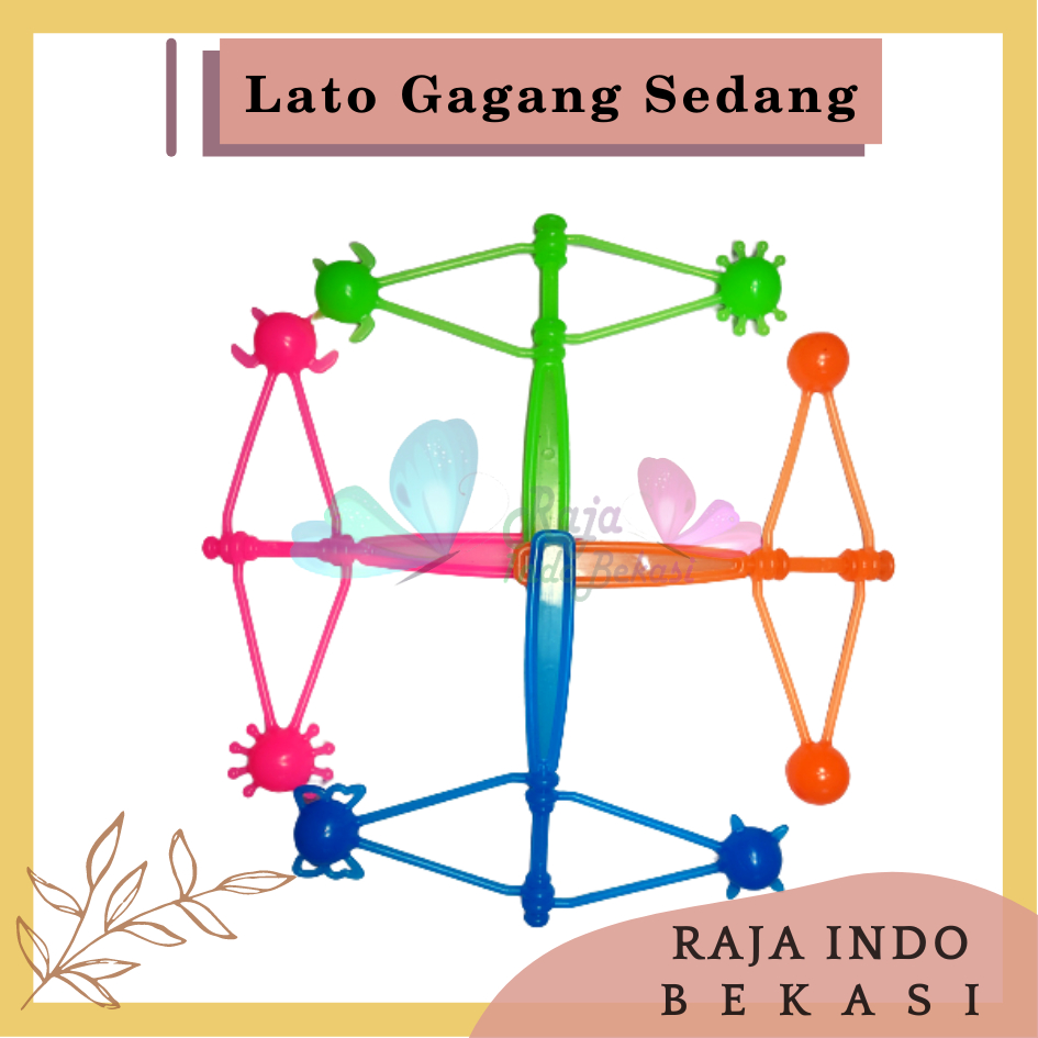 PAKET Isi 12pcs Lato Lato Gagang Kecil Sedang Besar Ukuran 9cm 13cm 20cm Latto Latto Matic Mainan Bola Plastik Anak