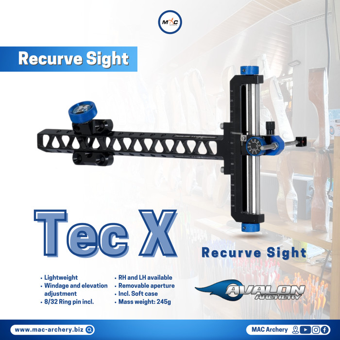 sight tec x recurve sight Avalon fisir busur recurve bow panahan panah