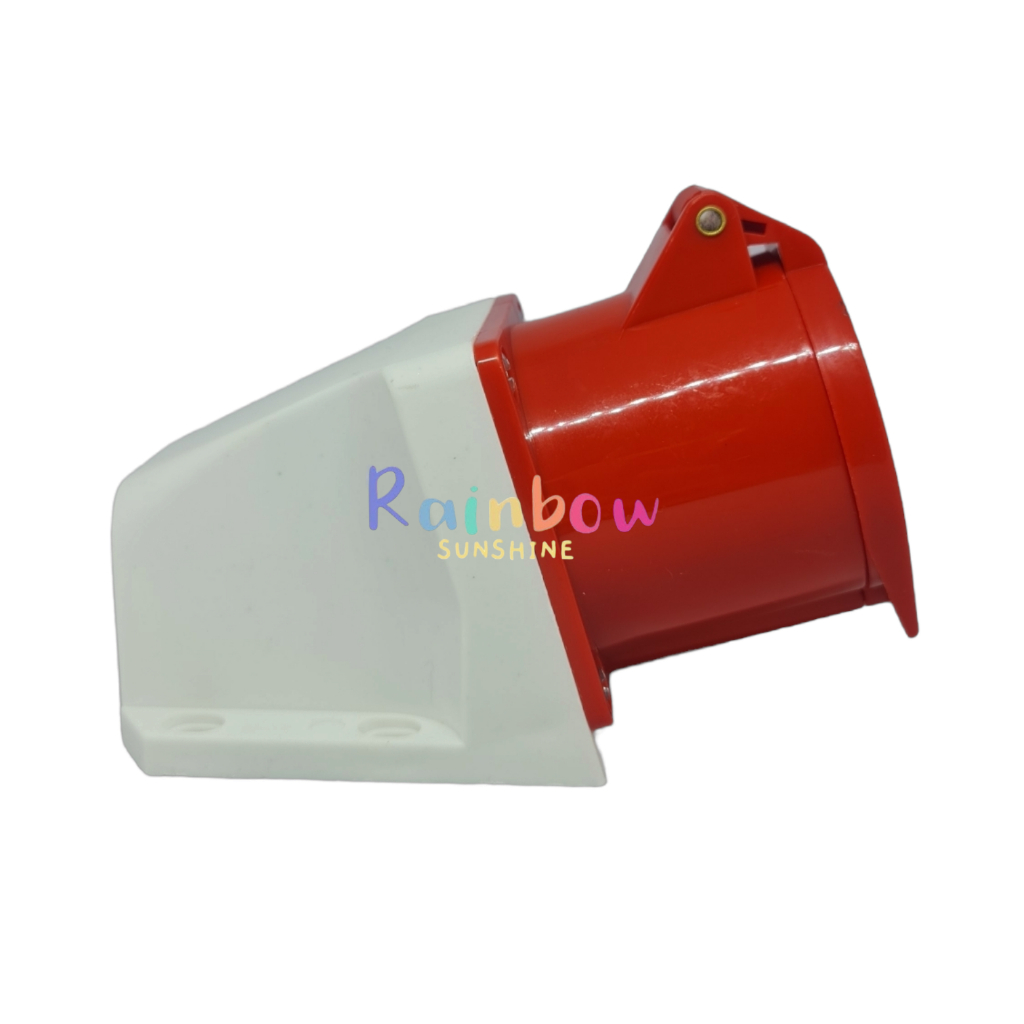 Surface Mounting 4P 32A 124 Wall Socket Waterproof IP44