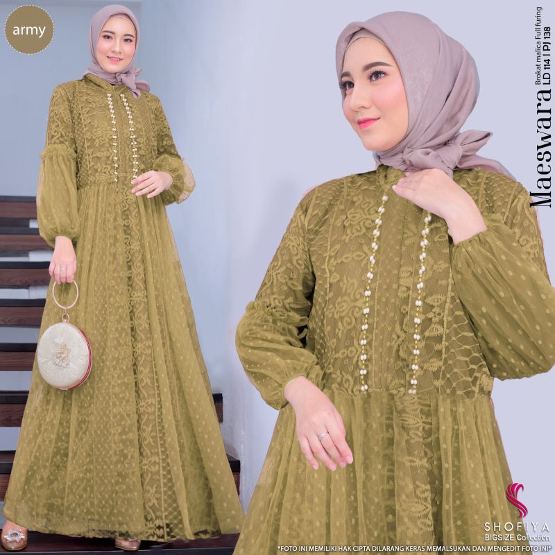 GAMIS BROKAT BRUKAT BAJU KONDANGAN MEWAH TERBARU 2022 2023 KEKINIAN BESTSELLER TERLARIS TERMURAH/WED