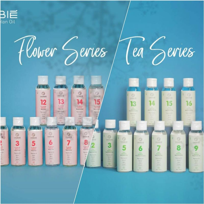 Habbie Minyak Telon Aromatic Flower / Tea Series 100ML | Minyak Telon Bayi