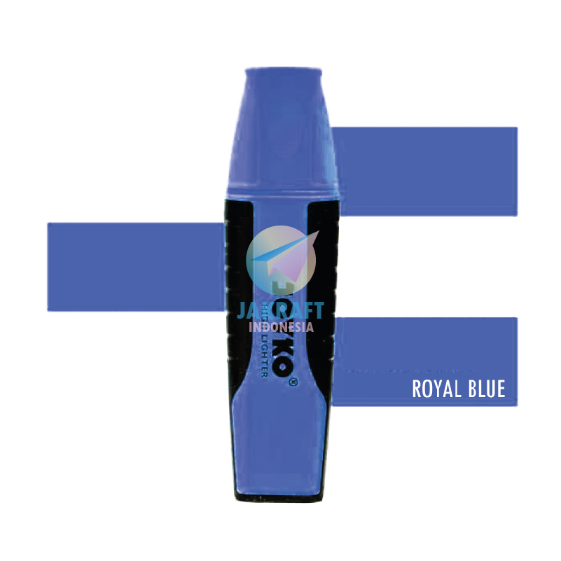 

(1 Pcs) Highlighter Marker Penanda JOYKO HL-15 Warna Biru Royal Blue