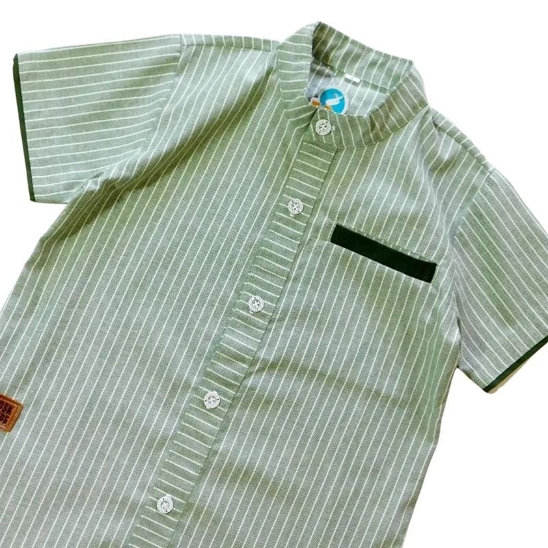 Kemeja Koko Anak Laki Laki Kemko Lebaran Salur Keren Terbaru 2023 Bahan Cotton Oxford Adem Usia 2 3 4 5 6 7 8 9 10 11 12 Tahun