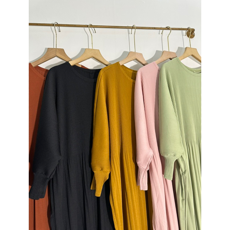 dres plisket batwing