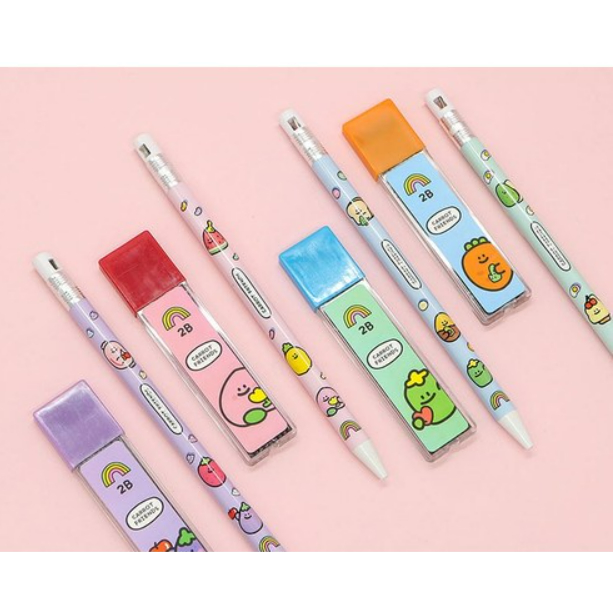 

MECHANICAL PENCIL SET,2B PENCIL,PENCIL ISI ULANG,PENCIL LUCU