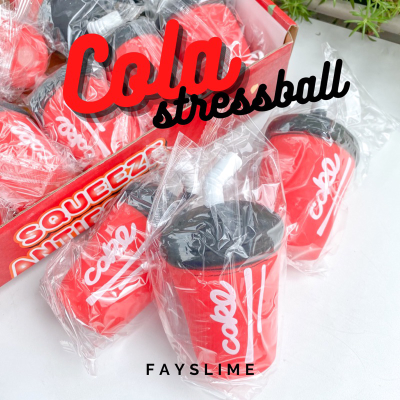 Mainan Squishy Stressball bentuk Cola | squeeze toy | stress ball