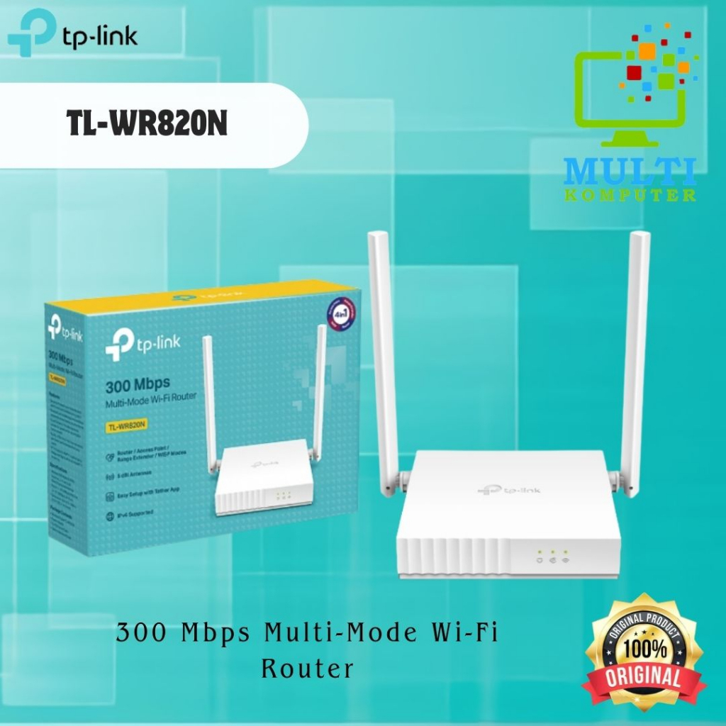 Tp-Link TL-WR820N 300Mbps Wireless N Speed Router