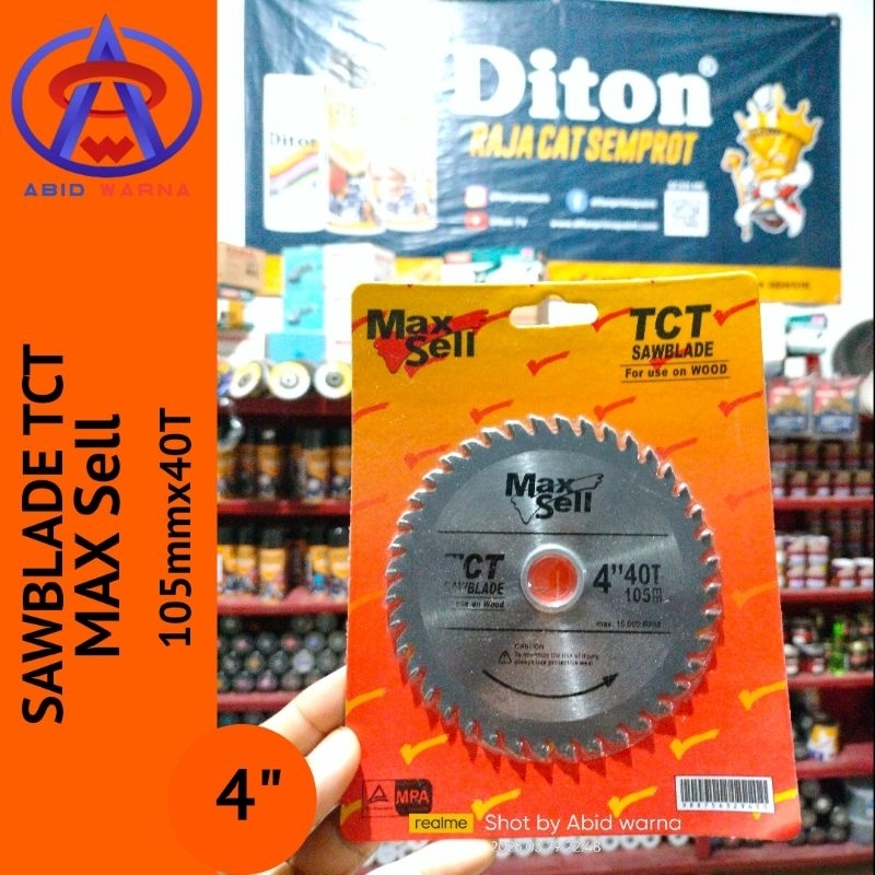 mata serkel pemotong kayu 4 inchi merk maxsell