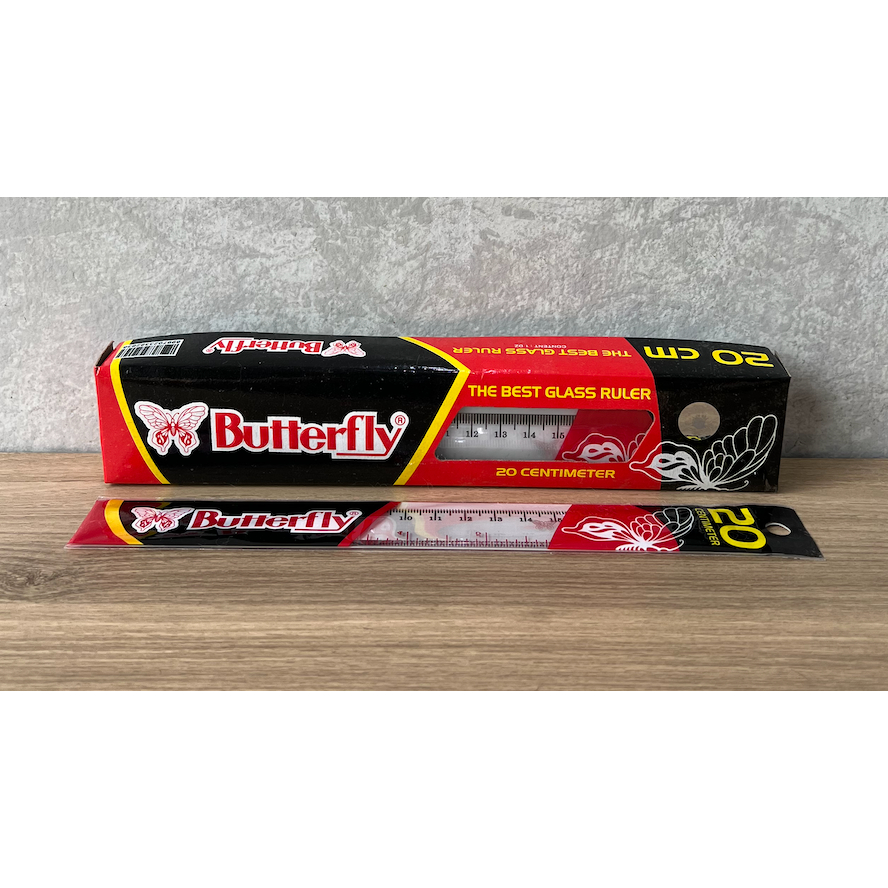 

Penggaris Garisan Butterfly 20cm