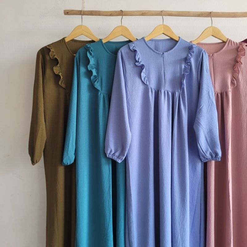 LUCIA DRESS / GAMIS CRINKLE AIRFLOW / GAMIS DEWASA