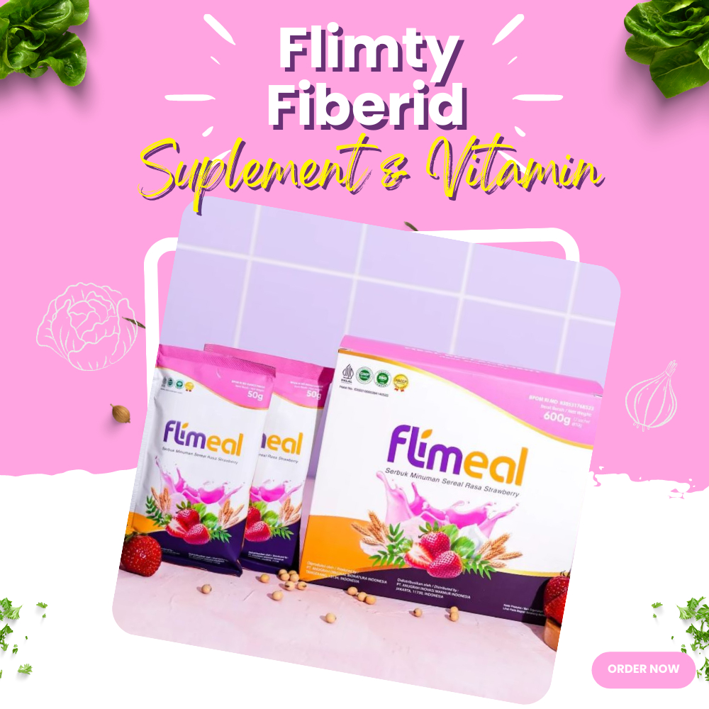 

Flimty Flimeal Meal Replacement rasa Strawberry by Flimty Original (1-5 Sachet)