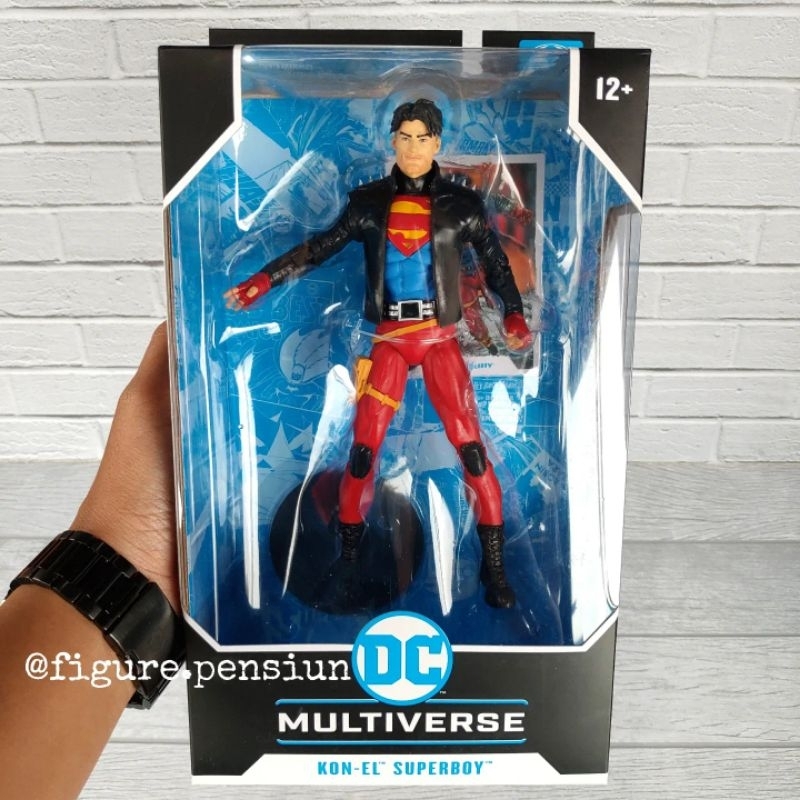 DC MULTIVERSE MCFARLANE SUPERMAN KON-EL SUPERBOY ACTION FIGURE ORIGINAL